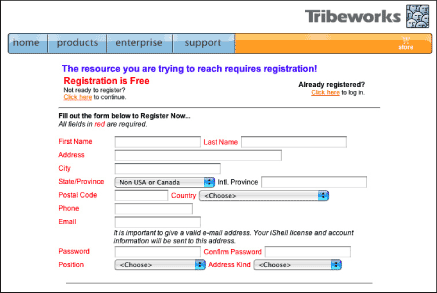 Figure 11.3: Tribeworks screenshot