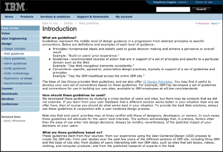 Figure 14.1: IBM Ease of Use screenshot
