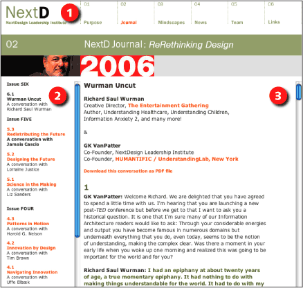 Figure 7.1: NextD Journal screenshot