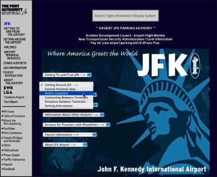 Figure 13.4: John F. Kennedy International Airport screenshot
